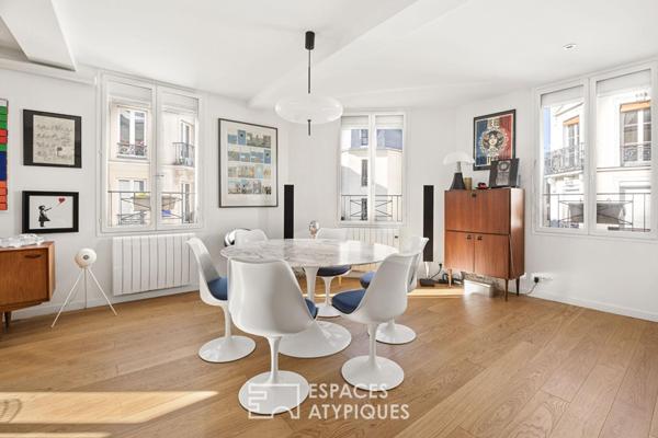 Appartement d’angle rénové par architecte