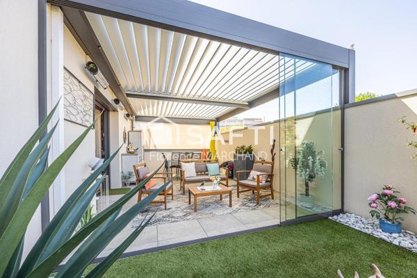 CENTRE VILLE SUPERBE T3 2 CH 1 BUREAU TERRASSES GARAGE