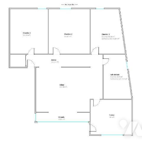 Appartement en rez de jardin - Allée Bellevue