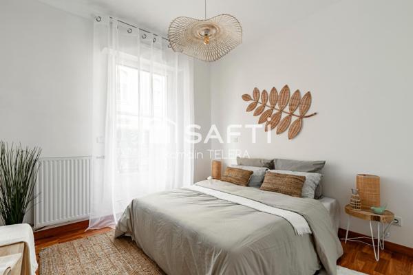 Barrière du Médoc / Tivoli : appartement T3 de 77 m², avec un grand jardin et une place de parking.
