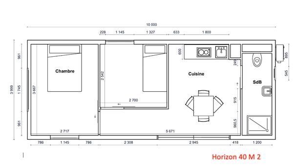 Maison
         1 pièce
        - 15 m² 32 559 € *