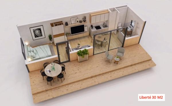 Maison
         1 pièce
        - 15 m² 32 559 € *