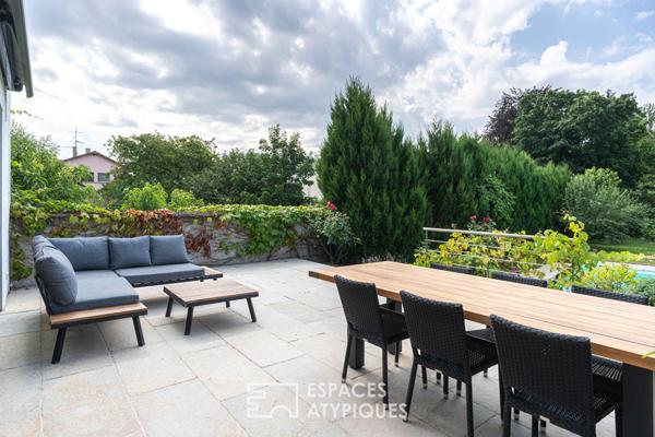 Maison rénovée avec piscine à la Robertsau