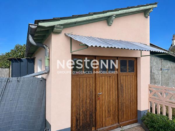 Vente charmante maison de 65 m² avec deux chambres, garage, jardin à Aubigné-Racan (72800)