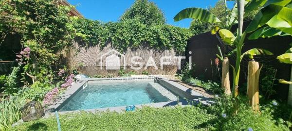 Superbe maison atypique T5 avec piscine, aux volumes généreux située dans un quartier prisé de Béziers