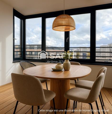 Beau 3 pièces lumineux à Bécon-les-Bruyères