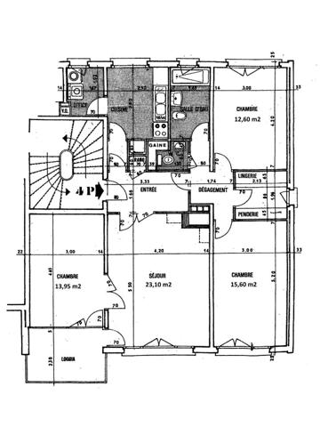 Appartement Gif Sur Yvette 4 pièce(s) 96.49 m2