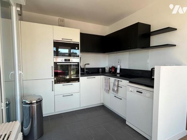 NANTES – Chalâtres. Dans immeuble de 2021, au 4ᵉ et dernier avec asc,T3 de 62,40 m² avec terrasse