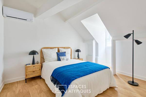 Appartement à l’esprit maison avec vue sur l’Hôtel de Ville et Notre Dame