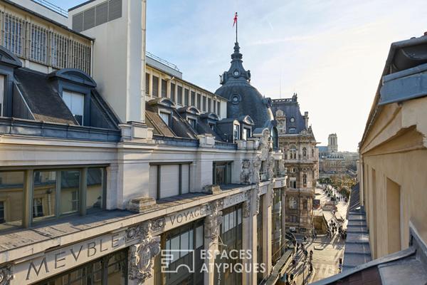 Appartement à l’esprit maison avec vue sur l’Hôtel de Ville et Notre Dame