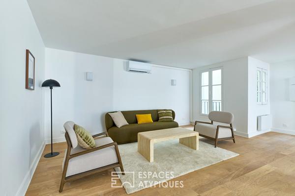 Appartement à l’esprit maison avec vue sur l’Hôtel de Ville et Notre Dame