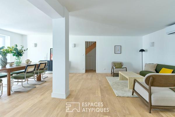 Appartement à l’esprit maison avec vue sur l’Hôtel de Ville et Notre Dame