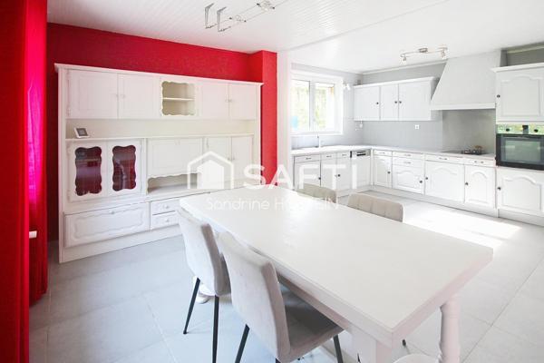 Maison 100m2 hab avec garage, terrasse et jardin!