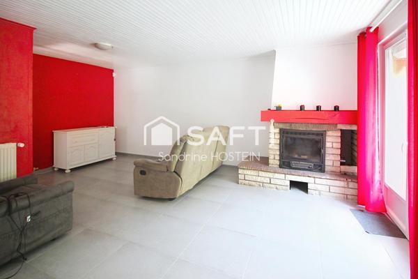 Maison 100m2 hab avec garage, terrasse et jardin!