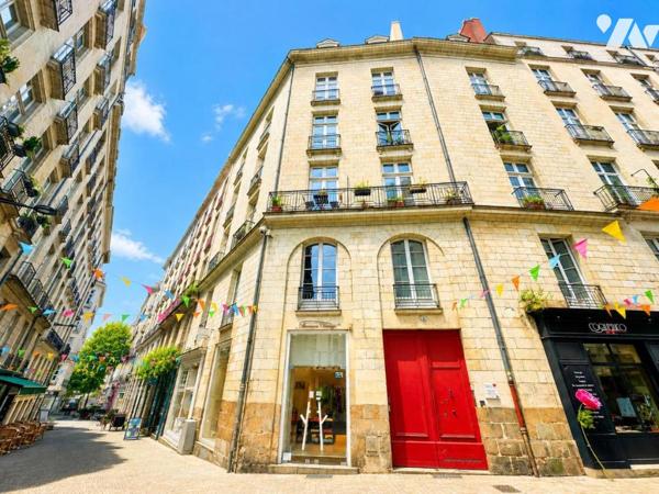 À VENDRE – T2 CHARME EN HYPER-CENTRE | QUARTIER GRASLIN – NANTES