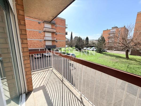 Toulouse Rangueil T1, Proche métro et facs, 23.13 m2, balcon,  , lumineux, parking