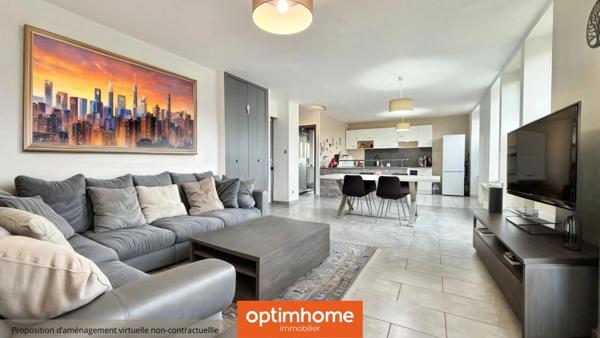 Appartement F2 avec jardin, terrasse et parking – Thaon-les-Vosges – Résidence calme