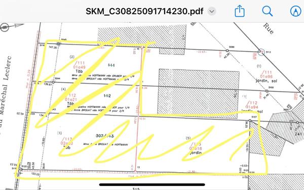 Terrain à vendre    Souffelweyersheim