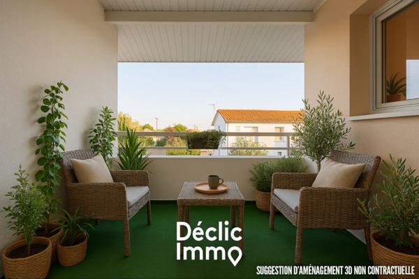 Vente appartement en résidence Royan, 52m² 2 pièces 199 900€ avec balcon