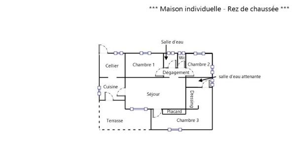 Maison à vendre 4 pièces 83 m² Petit-Canal