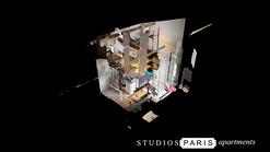 Studio meublé balcon avec vue sacre coeur, Métro les Abbesses