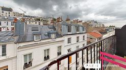 Studio meublé balcon avec vue sacre coeur, Métro les Abbesses
