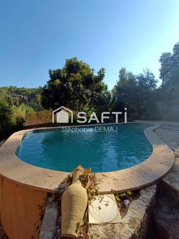 Maison traditionnelle T4 avec piscine- garage-