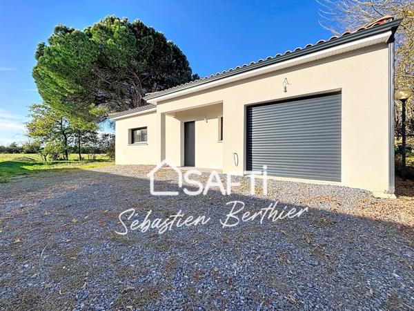 Maison neuve de plain-pied – Frais de notaire réduits – 10 min de Lavaur