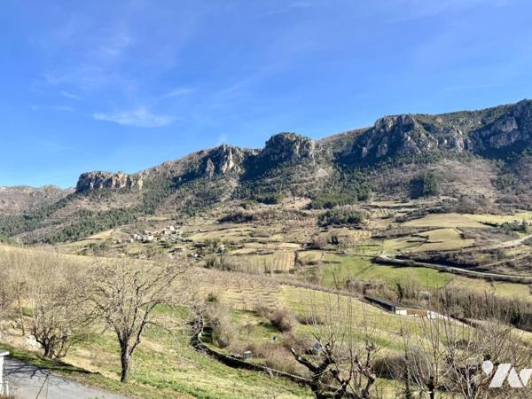 Maison 67m² 4P + cave troglodytique + terrain à Mostuéjouls