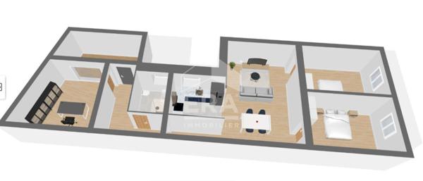 Appartement Longwy 4 pièce(s) 102 m2