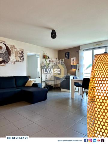 Chalon-sur-Saône (71100) Appartement T2 | 56 m² | Balcon
