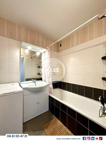 Chalon-sur-Saône (71100) Appartement T2 | 56 m² | Balcon