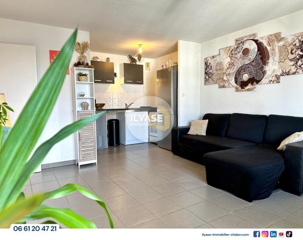 Chalon-sur-Saône (71100) Appartement T2 | 56 m² | Balcon