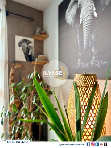 Chalon-sur-Saône (71100) Appartement T2 | 56 m² | Balcon