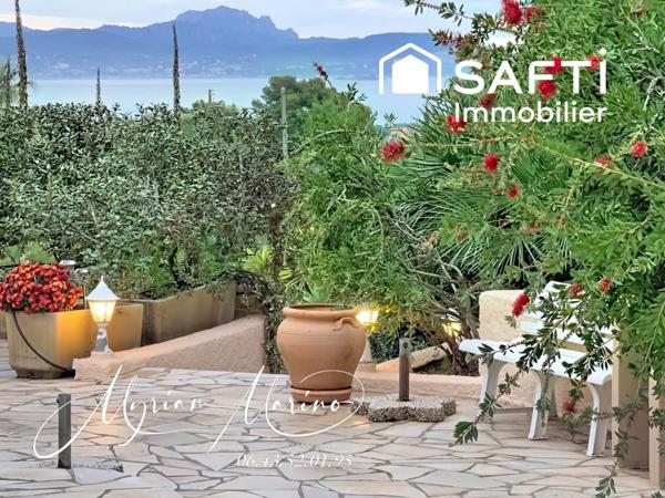 VILLA 6 PIÈCES VUE MER - TERRASSE - DOUBLE GARAGE - SAINT AYGULF (83370)