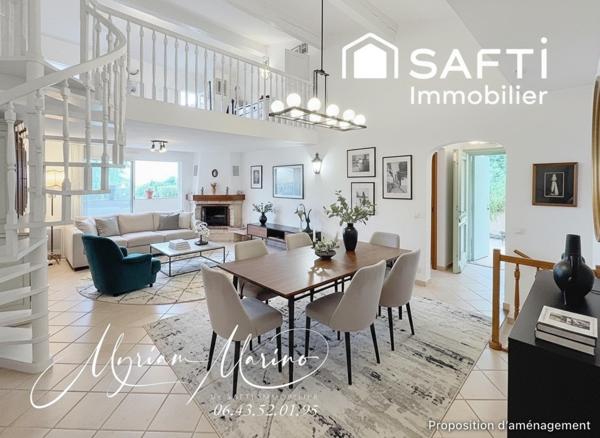 VILLA 6 PIÈCES VUE MER - TERRASSE - DOUBLE GARAGE - SAINT AYGULF (83370)