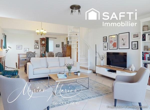 VILLA 6 PIÈCES VUE MER - TERRASSE - DOUBLE GARAGE - SAINT AYGULF (83370)