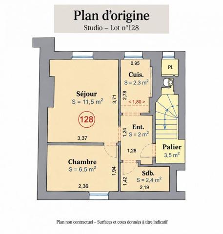 Appartement à vendre 2 pièces 27 m² Paris 5