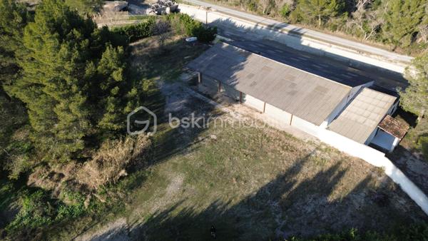 À vendre – Hangar d’environ 400 m² sur terrain de 3 137 m² – Au pied du Luberon

Situé en pleine campagne, au pied du Luberon, dans un environnement calme, naturel et préservé, ce hangar d’environ **400 m²** est implanté sur une belle parcelle plate de **3 137 m²**, exposée plein sud.
Initialement destiné à une activité de **garage automobile et de mécanique**, ce bien offre un beau potentiel pour un projet professionnel ou de stockage.
Le terrain est viabilisé : le hangar est raccordé à **l’eau de ville et à l’électricité** et dispose d’un **assainissement individuel par fosse septique conforme aux normes en vigueur**.
La parcelle est située en **zone agricole et non constructible**. Il est donc important de préciser que **le bien ne peut pas être utilisé à usage d’habitation** et qu’aucune construction à vocation résidentielle ne peut y être réalisée.
L’environnement est particulièrement recherché, avec très peu de constructions aux alentours, offrant ainsi un cadre paisible et préservé, aux portes du Luberon.
Un bien rare dans un secteur prisé, idéal pour un projet professionnel, une activité artisanale, du stockage ou un usage correspondant à la réglementation applicable en zone agricole.**

Et un  Bureau  de plain-pied – 3 pièces – 73 m² – Parcelle 397 m²
Ce bureau qui a l'apparence d'une maison habitable ,  est actuellement en usage de bureau ,une déclaration préalable pour l'usage en habitation est en cours .
Il est mitoyen à un hangar .
Situé au pied du Luberon, construit en 1990, offre un cadre de vie privilégié sur une parcelle entièrement close et arborée de 397 m².
D’une superficie d’environ 73 m² habitables, il se compose d’un vaste séjour lumineux, d’une cuisine ouverte, de deux chambres, d’une salle d’eau, d’un WC indépendant, d’une mezzanine offrant un espace supplémentaire polyvalent, ainsi que d’un garage.
À l’extérieur, une terrasse permet de profiter pleinement des belles journées provençales.
La toiture est en amiante .
La propriété offre la possibilité de stationner plusieurs véhicules à l’intérieur du jardin.
Il est idéalement situé au calme, au pied de la colline, et bénéficie d’un environnement naturel privilégié.
Il est raccordé à une fosse septique conforme.