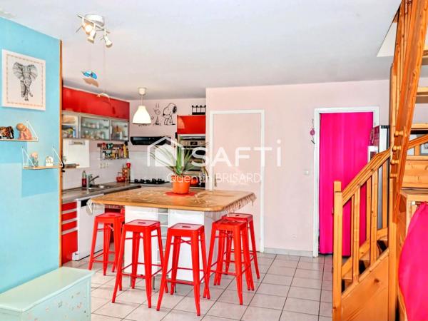 Maison 2en1 : vie privée + activité locative