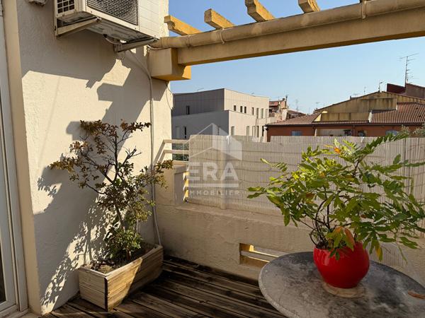 Perpignan proche centre ville : Duplex avec terrasses