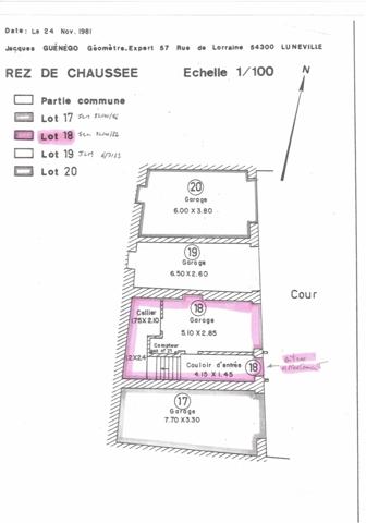 Appartement à vendre 5 pièces LUNEVILLE (54)
