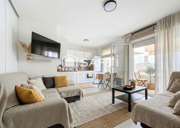 Appartement 2 pièces avec balcon et parking boxé dans résidence récente