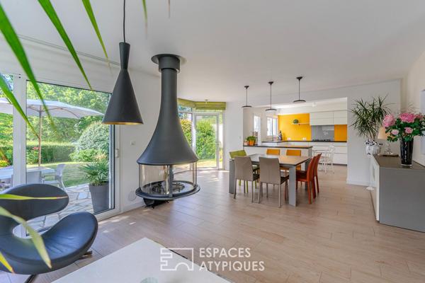 Maison d’architecte aux belles prestations à Porcé !