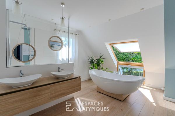 Maison d’architecte aux belles prestations à Porcé !