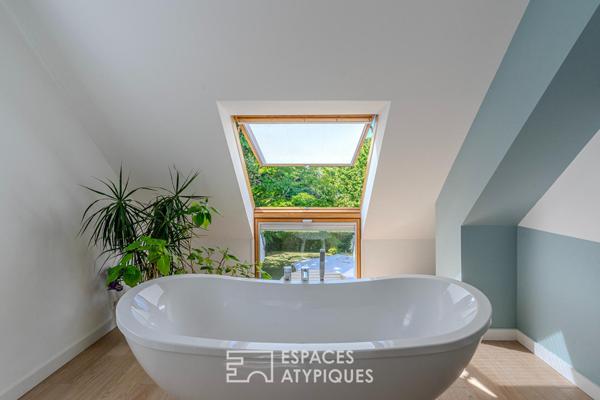 Maison d’architecte aux belles prestations à Porcé !