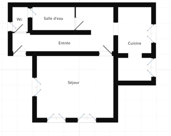 Biarritz (64200) APPARTEMENT T2 SAINT CHARLES DANS BATISSE HISTORIQUE