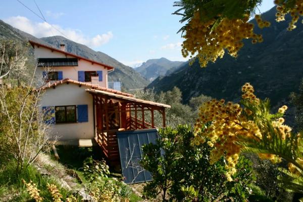 Dpt Alpes Maritimes (06), à vendre Breil sur ROYA Maison 7 pièces sur 1312 m² de terrain belle dégagée sur montagnes