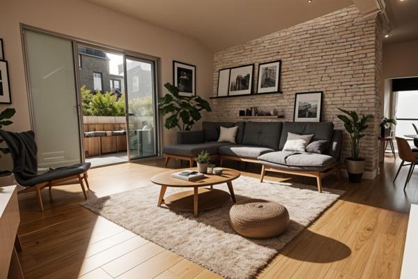 Appartement F2 37 m2 TBE, RDC avec jardin de 55m2