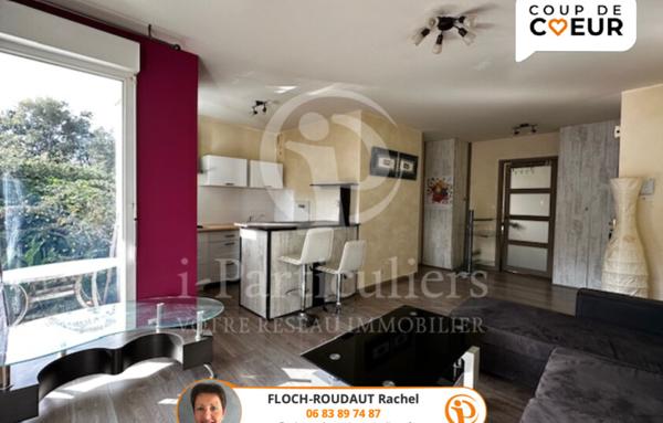 Appartement T2 avec terrasse, jardin et garage